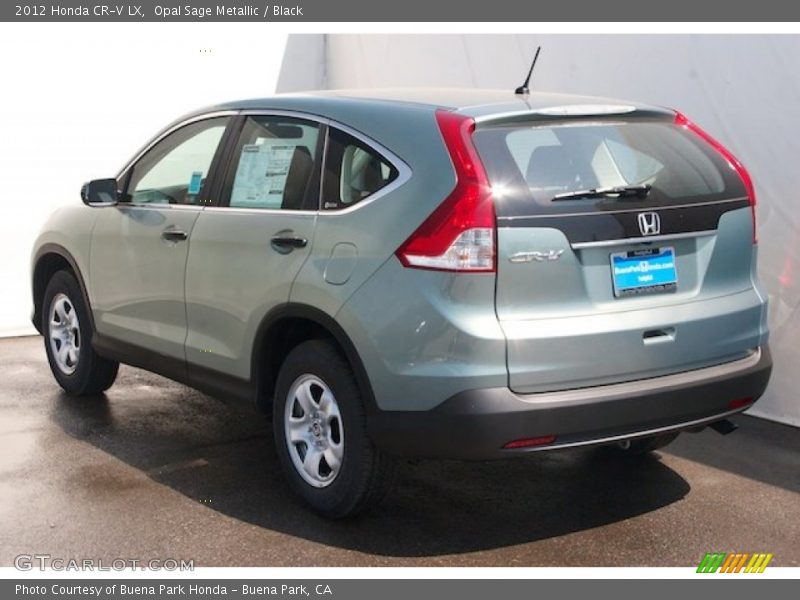 Opal Sage Metallic / Black 2012 Honda CR-V LX