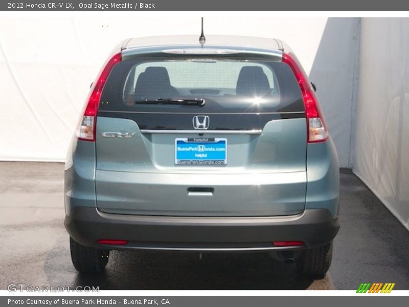 Opal Sage Metallic / Black 2012 Honda CR-V LX
