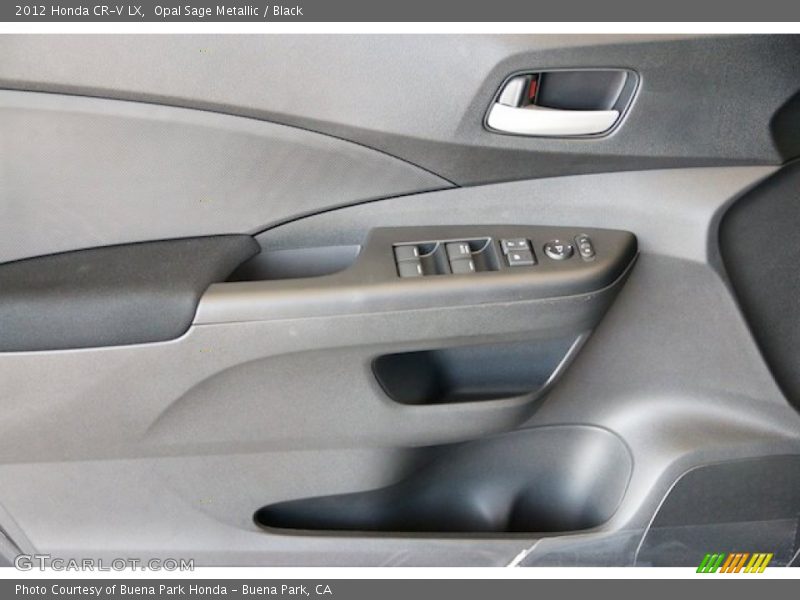 Opal Sage Metallic / Black 2012 Honda CR-V LX
