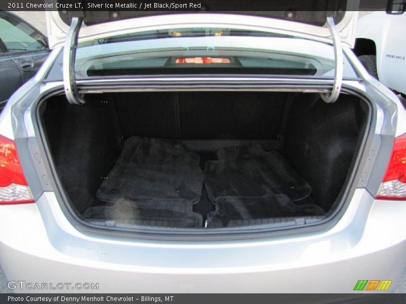 Silver Ice Metallic / Jet Black/Sport Red 2011 Chevrolet Cruze LT