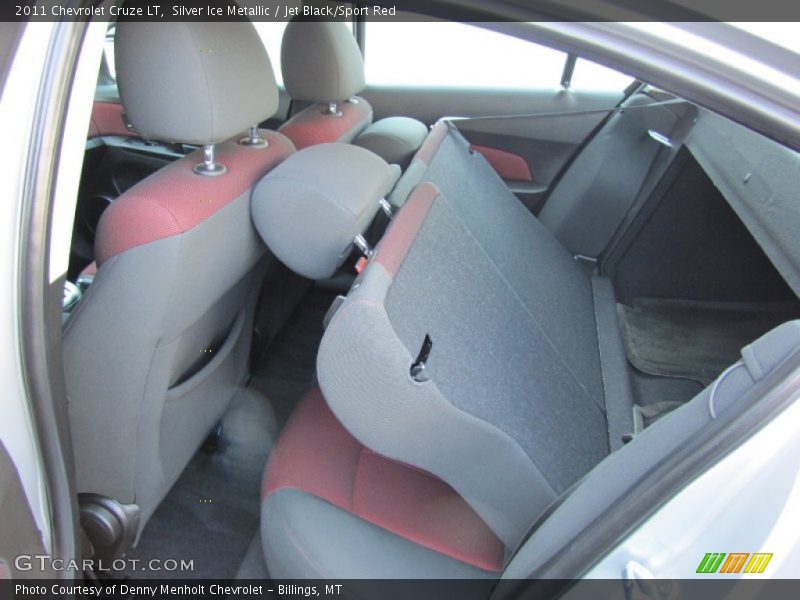 Silver Ice Metallic / Jet Black/Sport Red 2011 Chevrolet Cruze LT