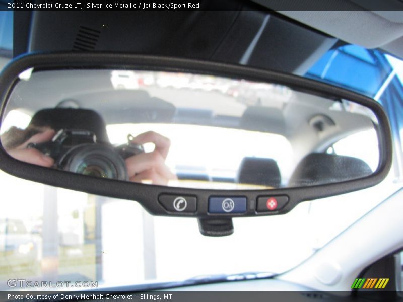 Silver Ice Metallic / Jet Black/Sport Red 2011 Chevrolet Cruze LT