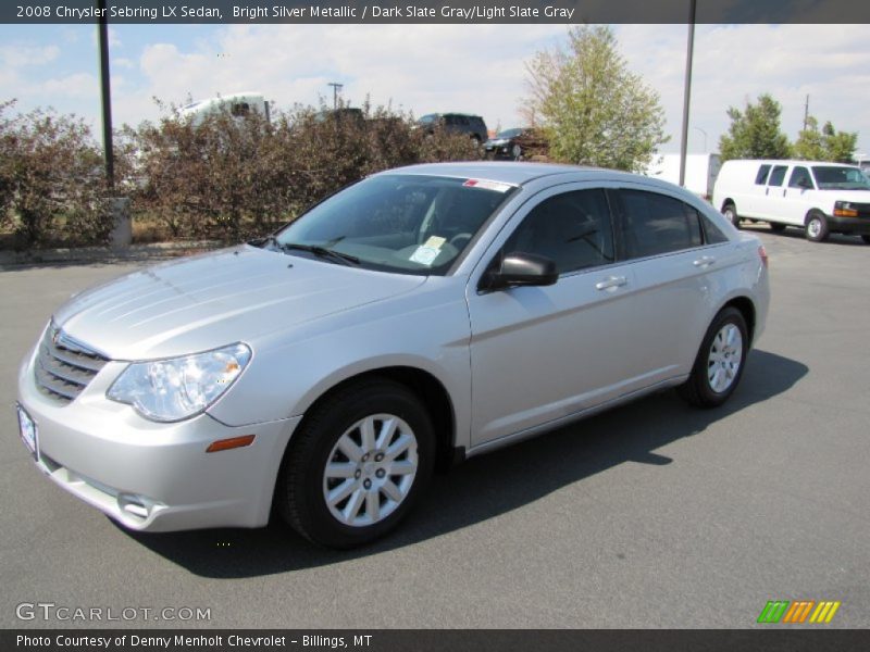 Bright Silver Metallic / Dark Slate Gray/Light Slate Gray 2008 Chrysler Sebring LX Sedan