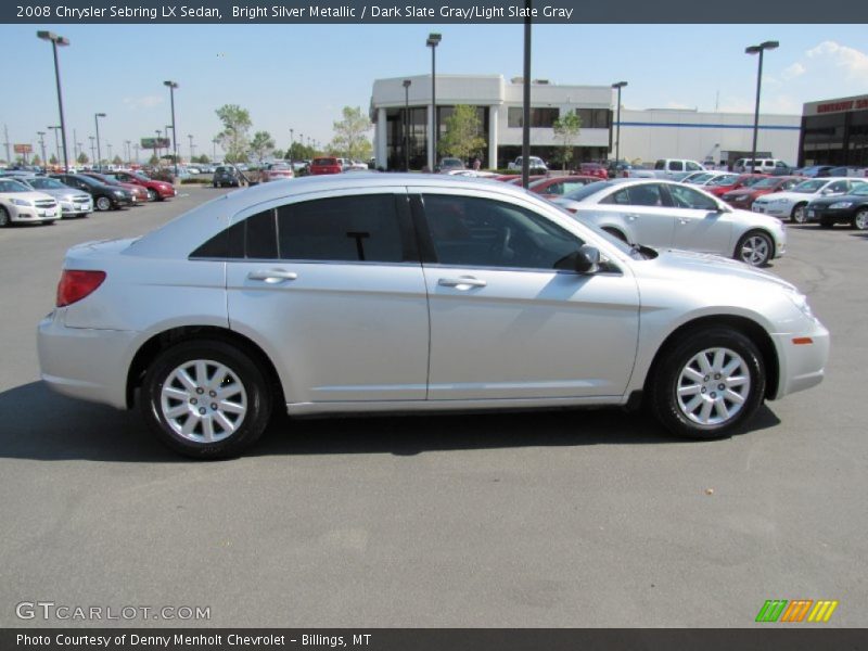 Bright Silver Metallic / Dark Slate Gray/Light Slate Gray 2008 Chrysler Sebring LX Sedan