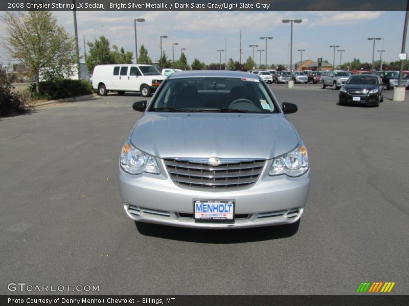 Bright Silver Metallic / Dark Slate Gray/Light Slate Gray 2008 Chrysler Sebring LX Sedan