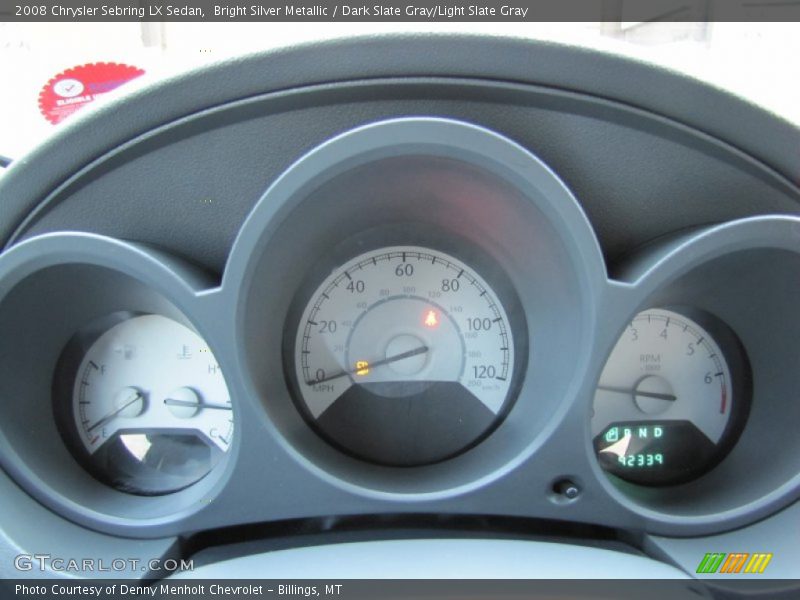 Bright Silver Metallic / Dark Slate Gray/Light Slate Gray 2008 Chrysler Sebring LX Sedan