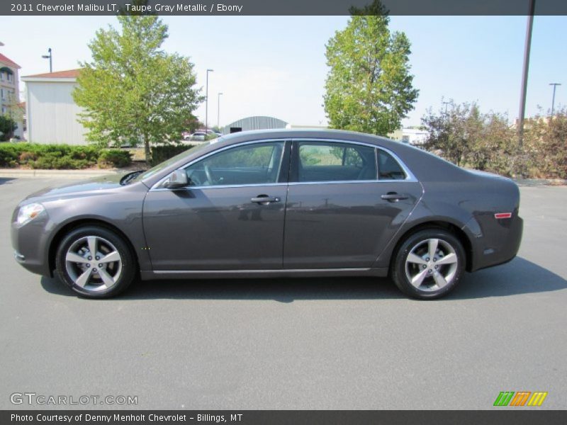 Taupe Gray Metallic / Ebony 2011 Chevrolet Malibu LT