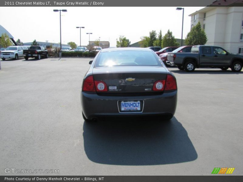 Taupe Gray Metallic / Ebony 2011 Chevrolet Malibu LT