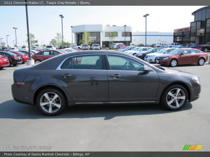 Taupe Gray Metallic / Ebony 2011 Chevrolet Malibu LT