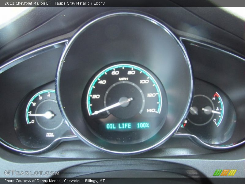 Taupe Gray Metallic / Ebony 2011 Chevrolet Malibu LT