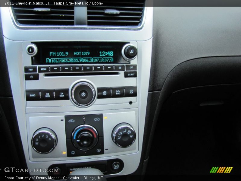 Taupe Gray Metallic / Ebony 2011 Chevrolet Malibu LT