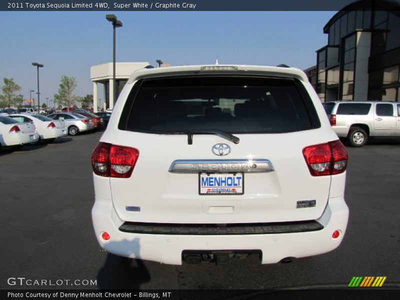 Super White / Graphite Gray 2011 Toyota Sequoia Limited 4WD