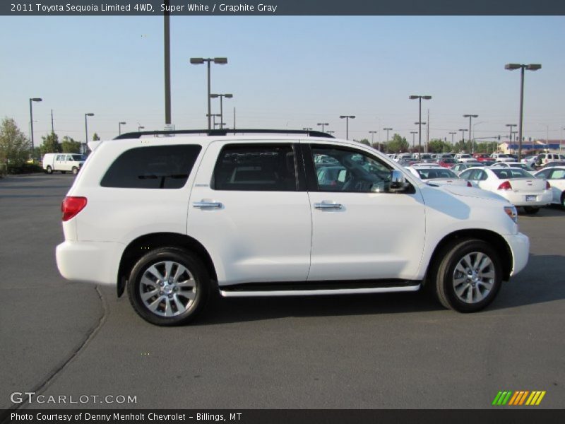 Super White / Graphite Gray 2011 Toyota Sequoia Limited 4WD
