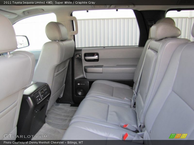 Super White / Graphite Gray 2011 Toyota Sequoia Limited 4WD