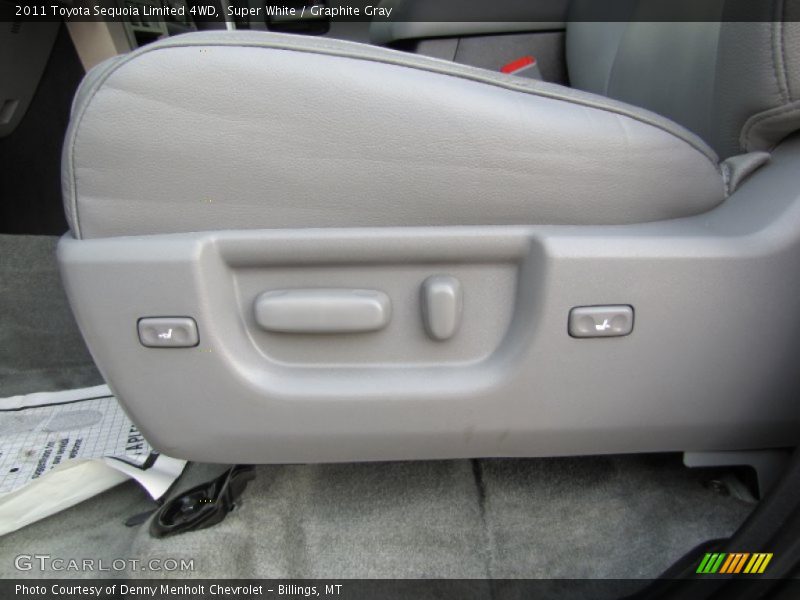 Super White / Graphite Gray 2011 Toyota Sequoia Limited 4WD
