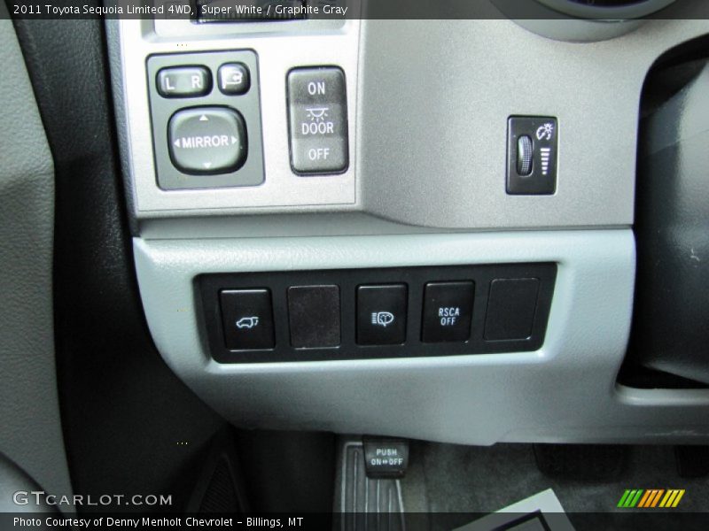 Super White / Graphite Gray 2011 Toyota Sequoia Limited 4WD