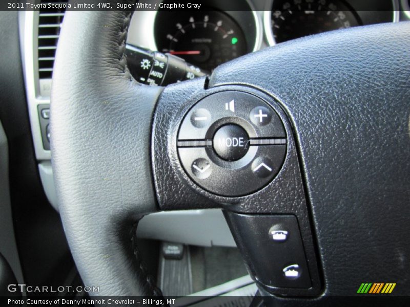 Super White / Graphite Gray 2011 Toyota Sequoia Limited 4WD