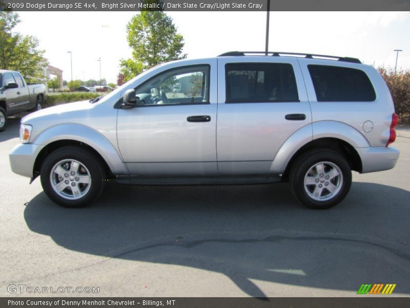 Bright Silver Metallic / Dark Slate Gray/Light Slate Gray 2009 Dodge Durango SE 4x4