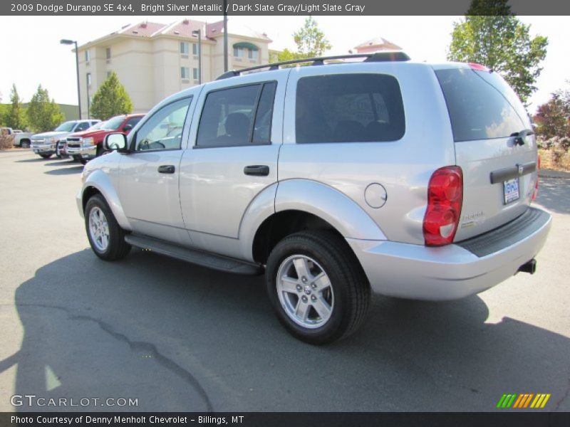 Bright Silver Metallic / Dark Slate Gray/Light Slate Gray 2009 Dodge Durango SE 4x4