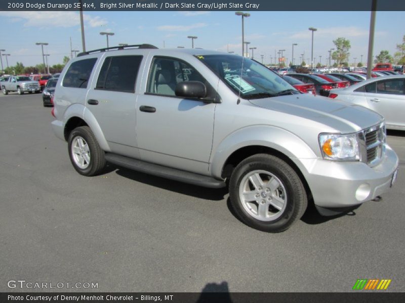 Bright Silver Metallic / Dark Slate Gray/Light Slate Gray 2009 Dodge Durango SE 4x4