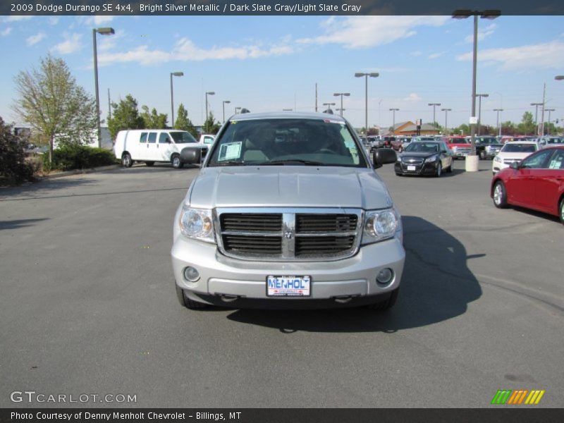 Bright Silver Metallic / Dark Slate Gray/Light Slate Gray 2009 Dodge Durango SE 4x4