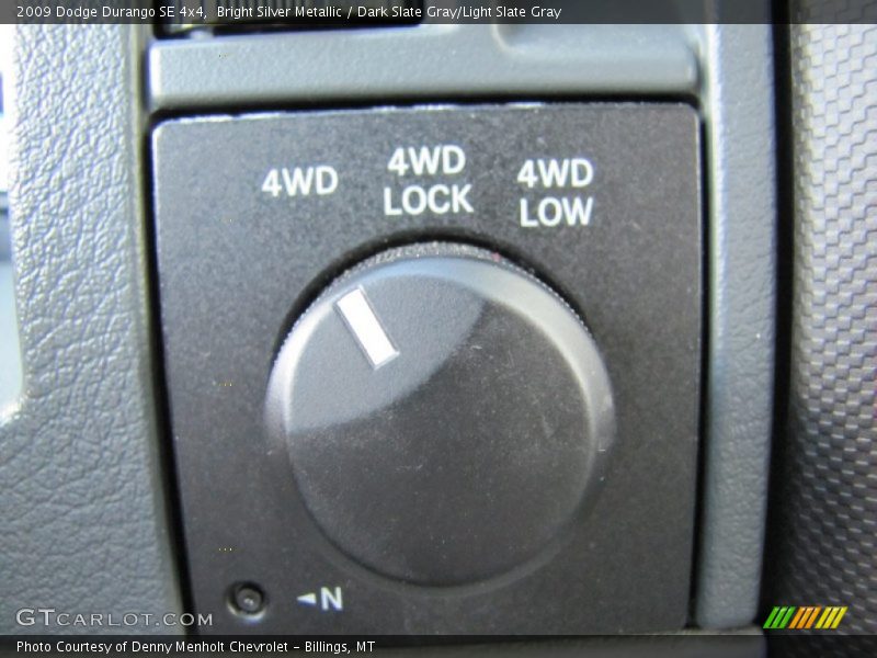 Controls of 2009 Durango SE 4x4