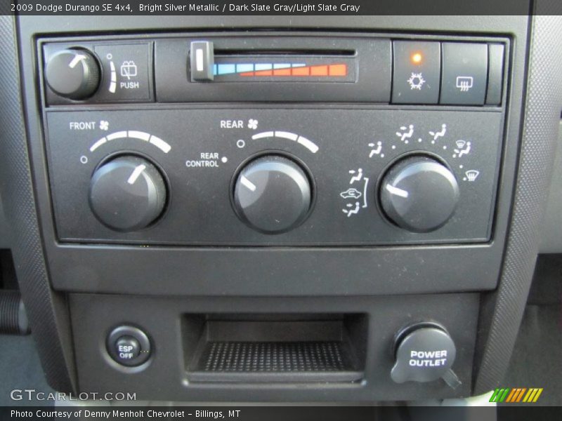 Controls of 2009 Durango SE 4x4