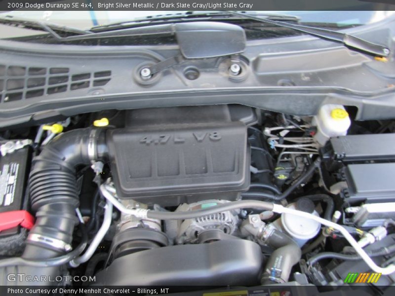  2009 Durango SE 4x4 Engine - 4.7 Liter SOHC 16-Valve Flex-Fuel V8