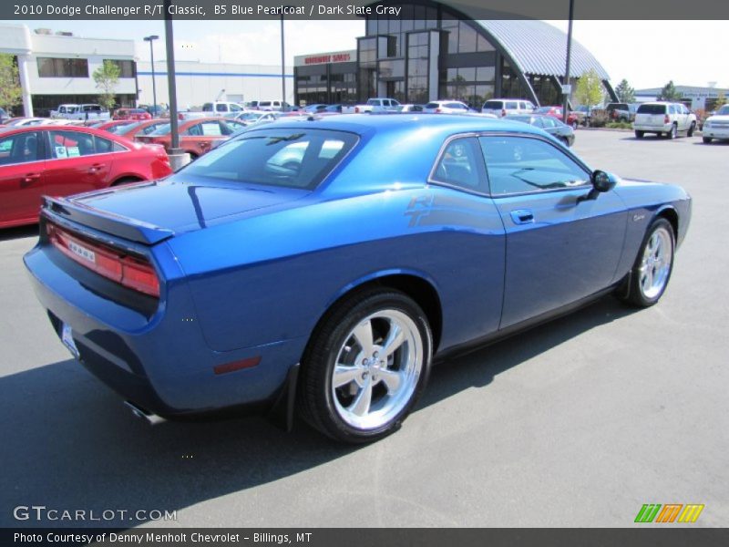 B5 Blue Pearlcoat / Dark Slate Gray 2010 Dodge Challenger R/T Classic