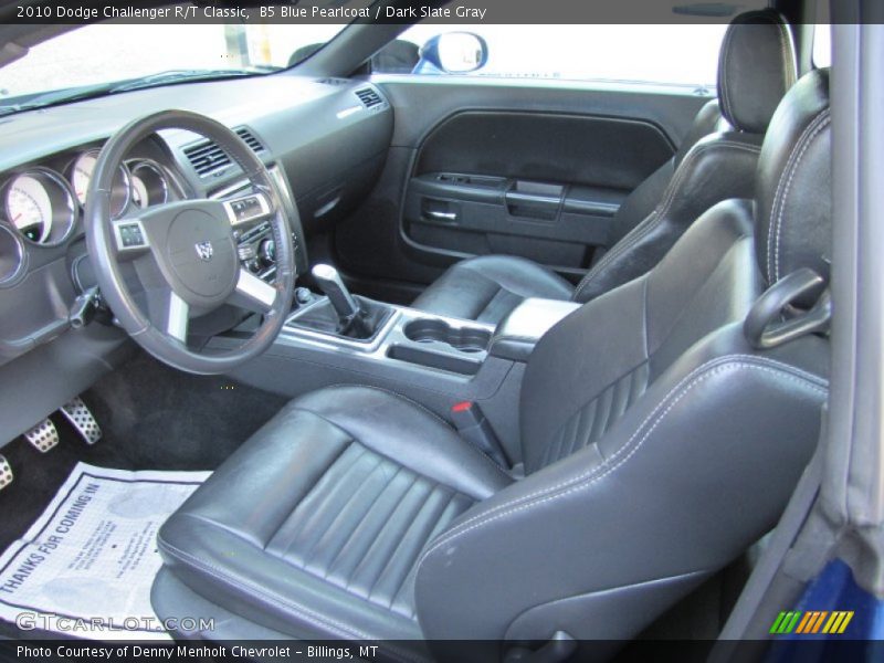 B5 Blue Pearlcoat / Dark Slate Gray 2010 Dodge Challenger R/T Classic