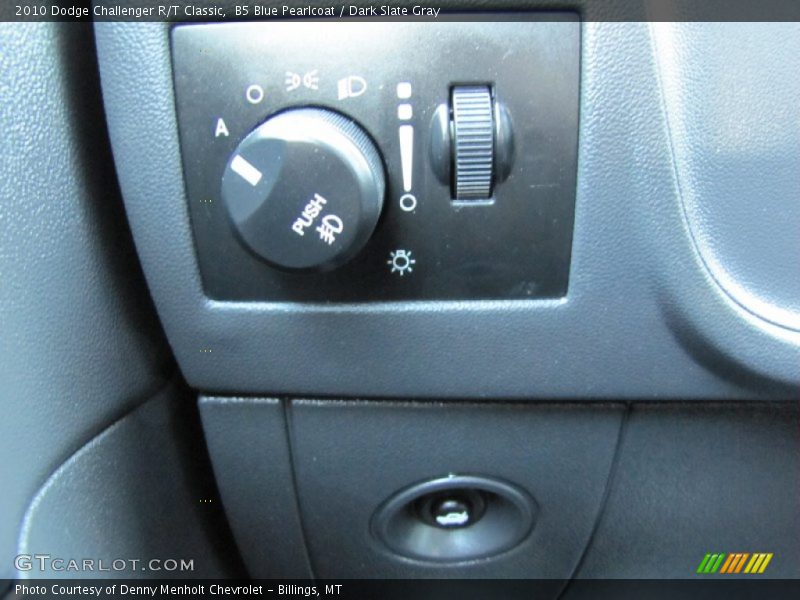 B5 Blue Pearlcoat / Dark Slate Gray 2010 Dodge Challenger R/T Classic