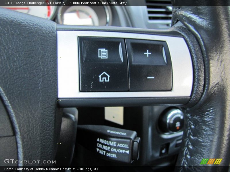 B5 Blue Pearlcoat / Dark Slate Gray 2010 Dodge Challenger R/T Classic
