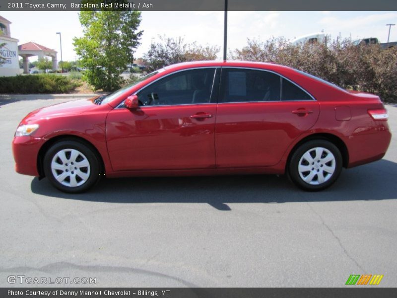 Barcelona Red Metallic / Ash 2011 Toyota Camry
