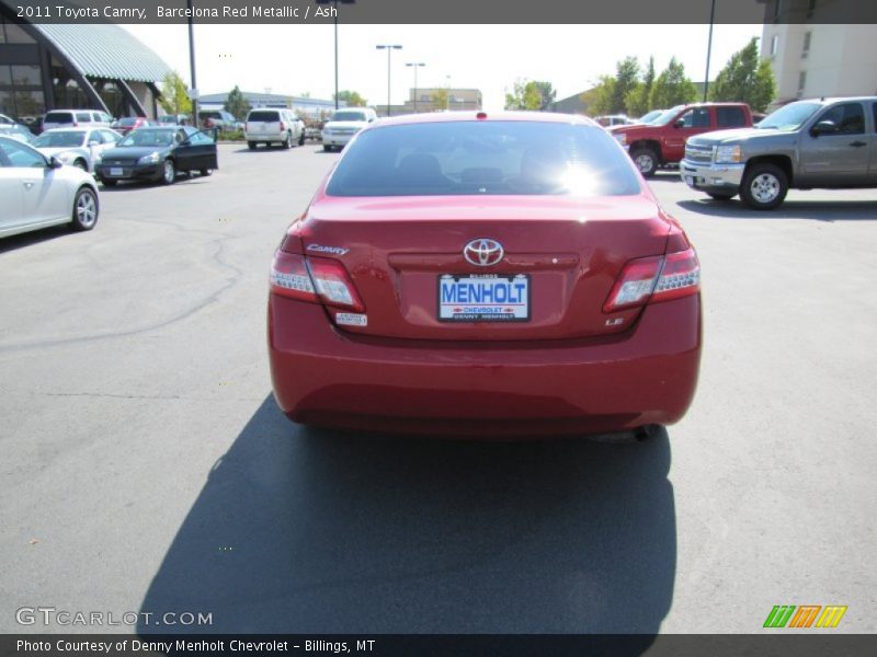 Barcelona Red Metallic / Ash 2011 Toyota Camry