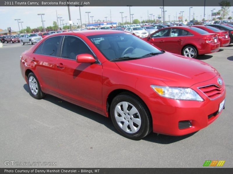Barcelona Red Metallic / Ash 2011 Toyota Camry