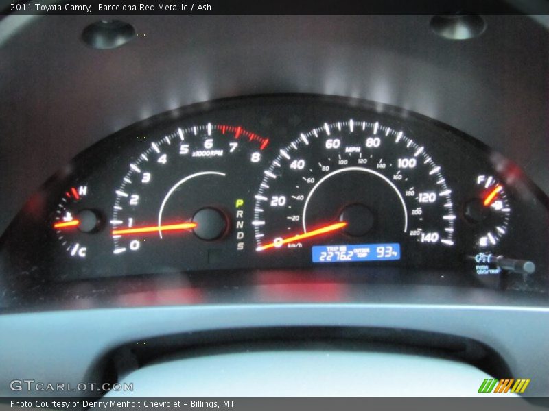Barcelona Red Metallic / Ash 2011 Toyota Camry
