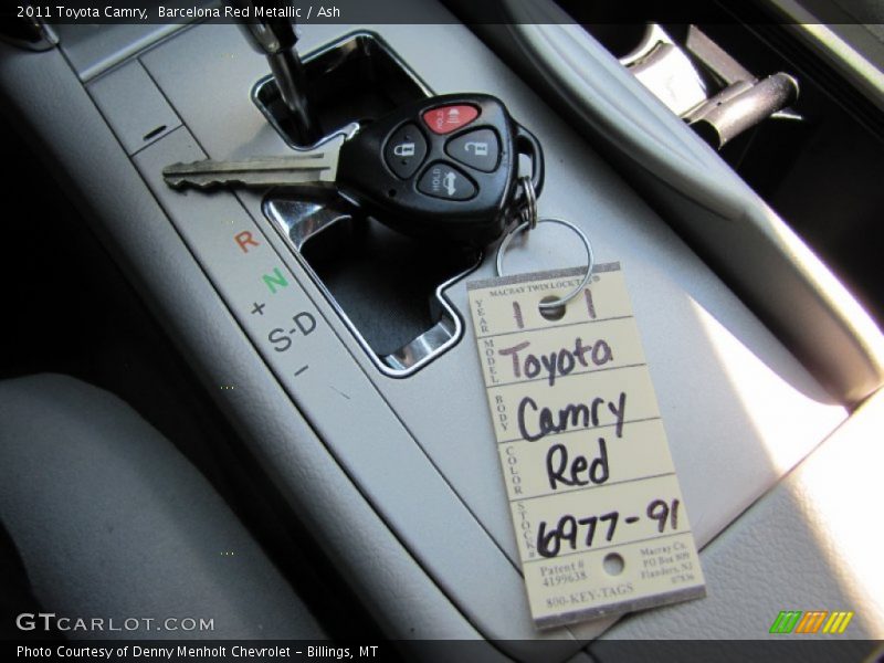 Barcelona Red Metallic / Ash 2011 Toyota Camry