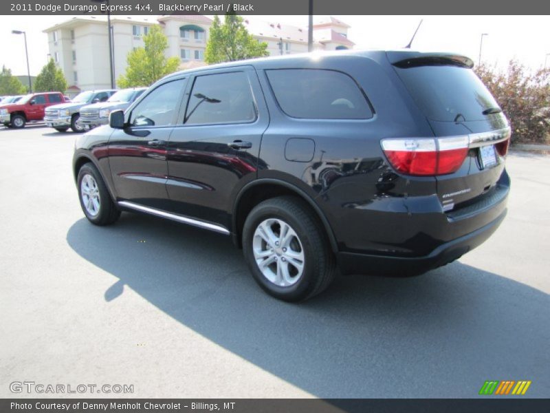 Blackberry Pearl / Black 2011 Dodge Durango Express 4x4