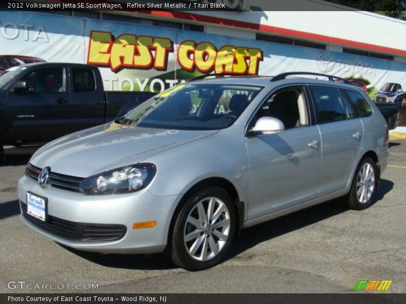Reflex Silver Metallic / Titan Black 2012 Volkswagen Jetta SE SportWagen