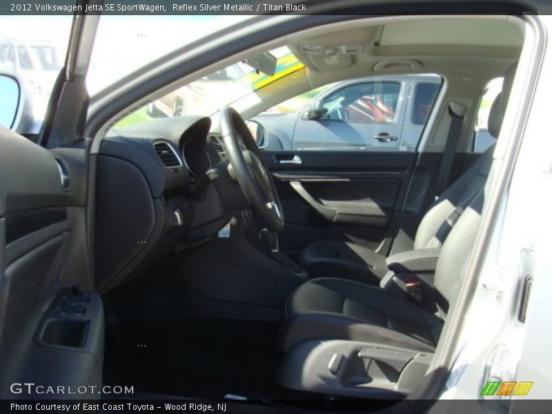 Reflex Silver Metallic / Titan Black 2012 Volkswagen Jetta SE SportWagen