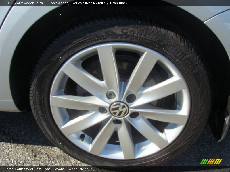 Reflex Silver Metallic / Titan Black 2012 Volkswagen Jetta SE SportWagen