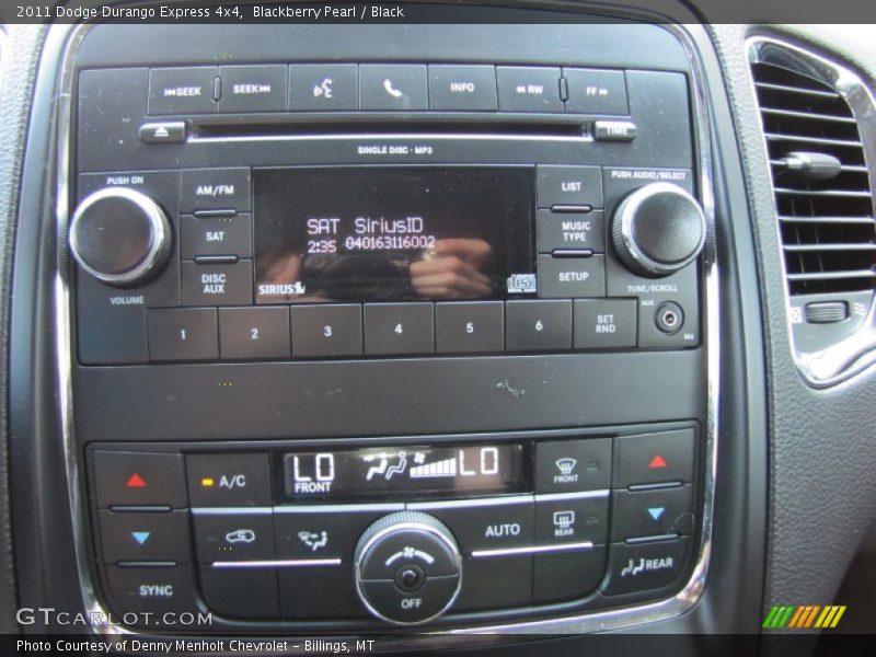 Blackberry Pearl / Black 2011 Dodge Durango Express 4x4