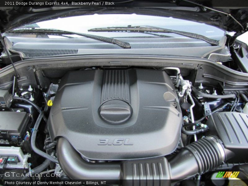 Blackberry Pearl / Black 2011 Dodge Durango Express 4x4