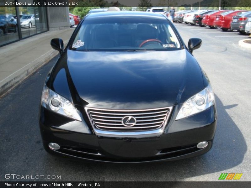 Black Onyx / Black 2007 Lexus ES 350
