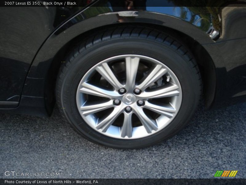 Black Onyx / Black 2007 Lexus ES 350