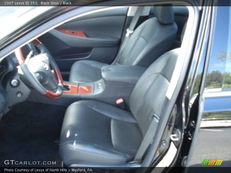 Black Onyx / Black 2007 Lexus ES 350