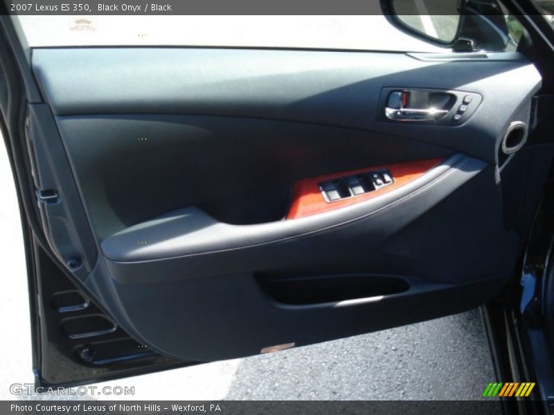 Black Onyx / Black 2007 Lexus ES 350