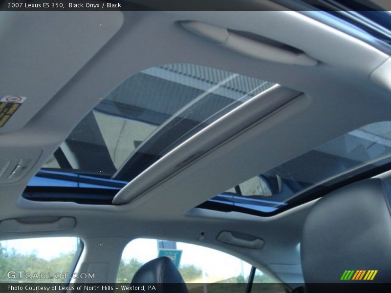 Black Onyx / Black 2007 Lexus ES 350