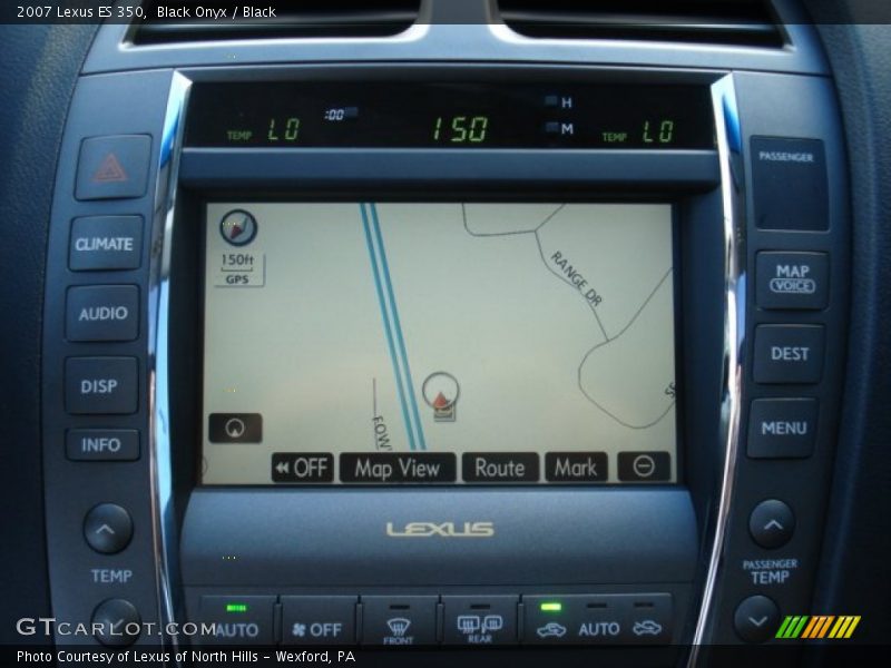 Black Onyx / Black 2007 Lexus ES 350