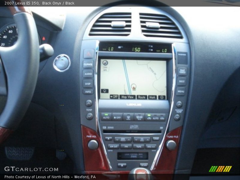 Black Onyx / Black 2007 Lexus ES 350